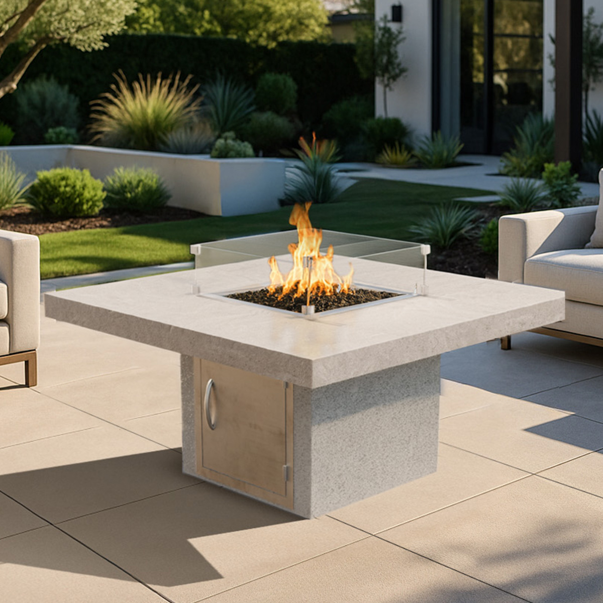 calflame bbq grills islands for sale Sedona S301M Fire Pit - environment.jpg